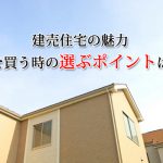 建売住宅の魅力～家を買う時の【選ぶポイント】は？～